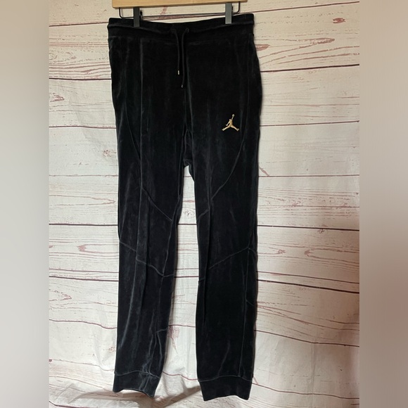 Jordan Other - AIR JORDAN VELOUR PANTS BLACK SIZE SMALL